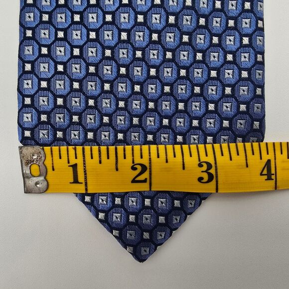 Joseph Abboud Men's Embroidered Silk Tie Blue 4x58 - Picture 7 of 7